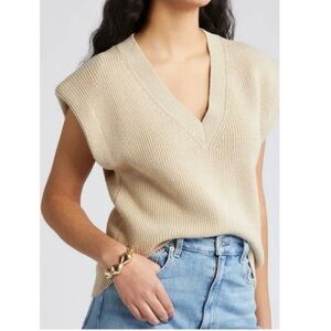 Open Edit sleeveless V-neck sweater vest
